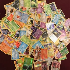 Box Full of Pokémon Cards